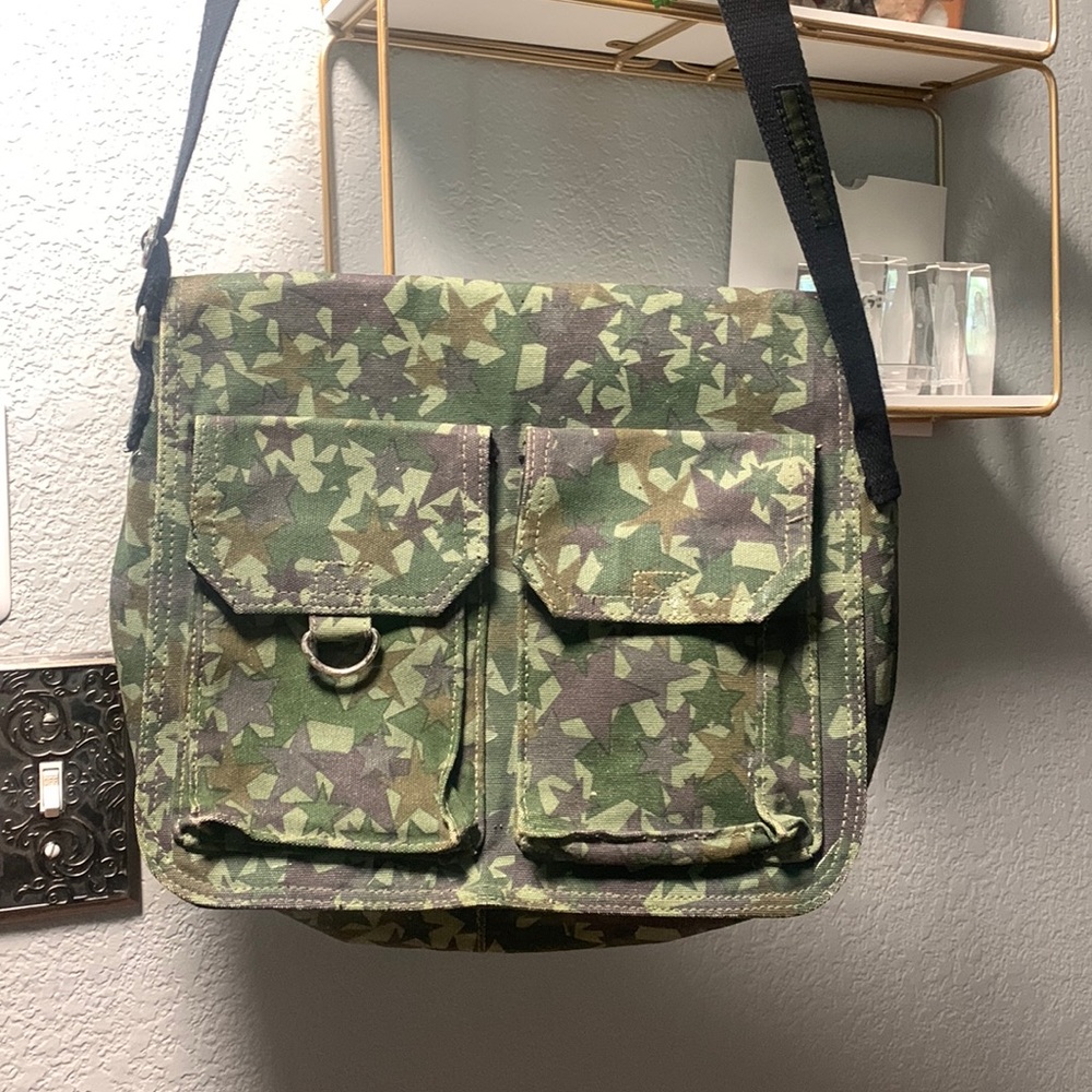 camo star y2k bag